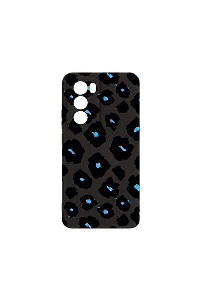 bestcase ¬Æ Husa Premium Silicon, Compatibila Cu OPPO Reno12 Pro, Blue Leopar...