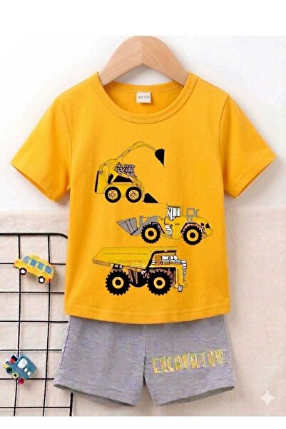 NC Nicee Clothes LETNJA DEČJA MAJICA I KRATKE PANTALONE UNISEKS (S TISKOM EKS...