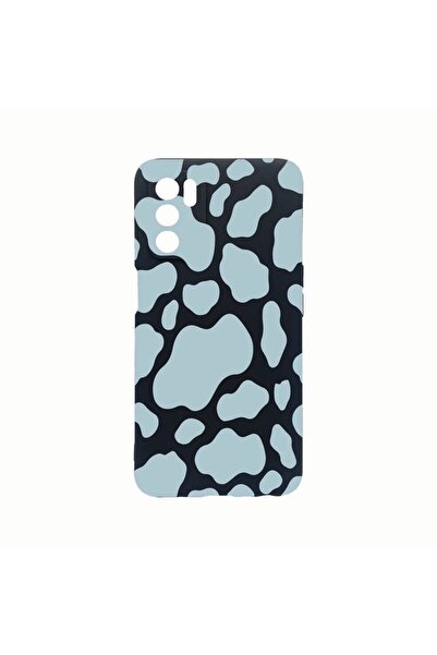 bestcase Husa Silicon, Compatibila cu Oppo A16, Blue Cow, Rezistenta la uzura...