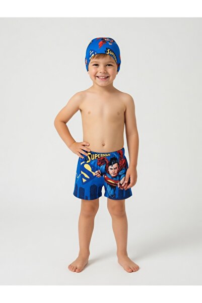 BAHNUR Boy Baby Swimsuit and Cap Set