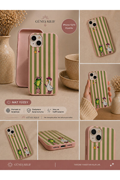 GÜNEŞ KILIF VE AKSESUAR İphone 13/14 Uyumlu Cowboy Squad Yumuşak Silikon Kılıf