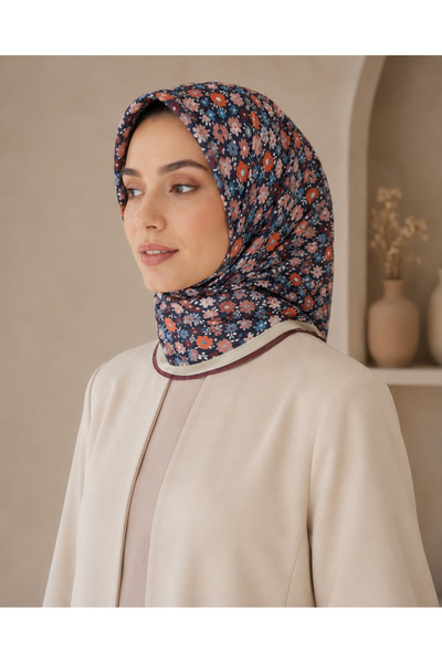 Luvina Giyim وشاح نسائي ناعم بنقشة الزهور للاستخدام اليومي، وشاح ناعم الملمس