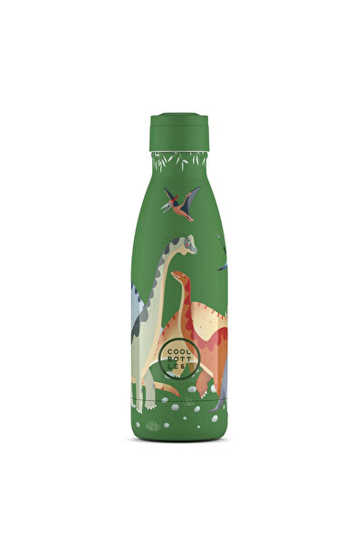 Cool Bottles Stainless Steel Water Bottle - the Kids Bottle Jurassic Era 350 ml
