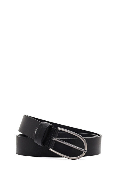 Derimod Men's Black Leather Belt 000A2D1307018