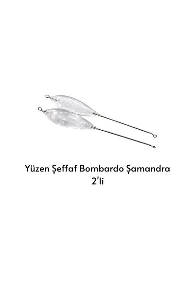 Ayaz Fishing Yüzen Şeffaf Bombardo Şamandra 2 li set 20 gr