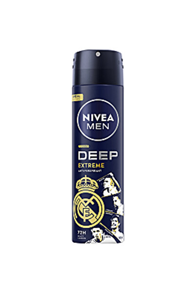 NIVEA Spray antiperspirant BĂRBAȚI Deep Extreme Real Madrid - Ediție Limitată...