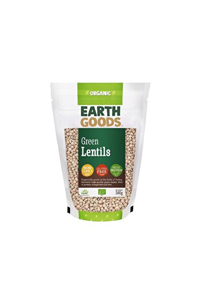 Earth Goods Orgnc Green Lentils 340g