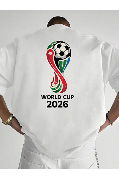 SAUDI worldcup 2026 Men and Women's 100% Cotton T-Shirt - Oversized Crew Neck...