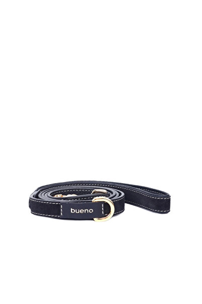 BUENO Black Suede Cat & Dog Collar Strap