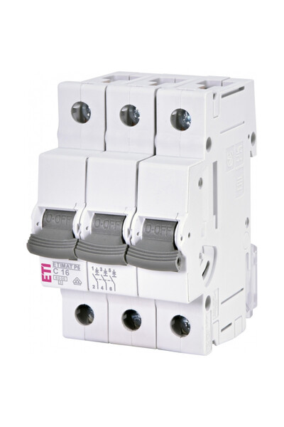 Eti circuit breaker etimat p6 3p c16 001900330