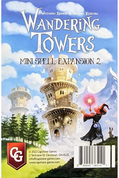 Da Vinci Board Game Wandering Towers Mini Spell Expansion 2 (İngilizce) (Ek P...
