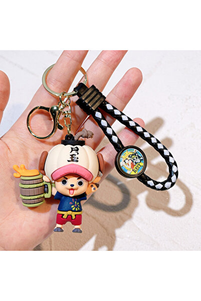 choice2 Bandai WJ018 One Piece Anime Keychain Cute Couple Key Rings for Men W...