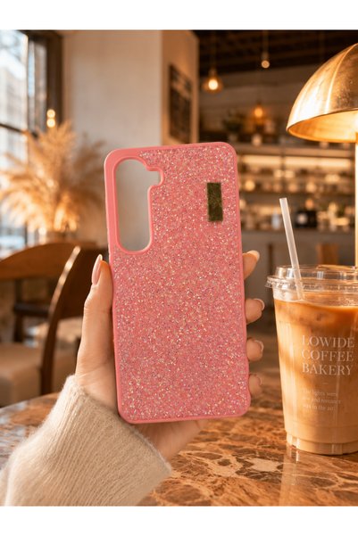 MMP SHOP غطاء سيليكون لامع مرصع بالألماس متوافق مع هاتف Infinix Hot 50 بتصميم...