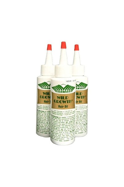 WILD GROWTH زيت للشعر 3 قطع × 4 أونصة