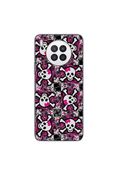 OEM Husa compatibila cu Huawei Nova 8i Silicon Gel Tpu Model Pop Art Skeleton