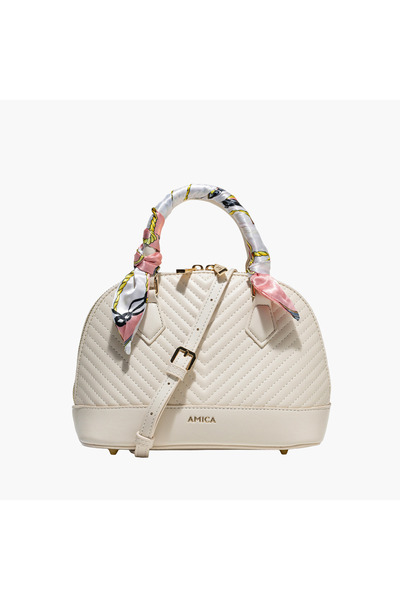 AMICA Quilted Dome Crossbody Bag