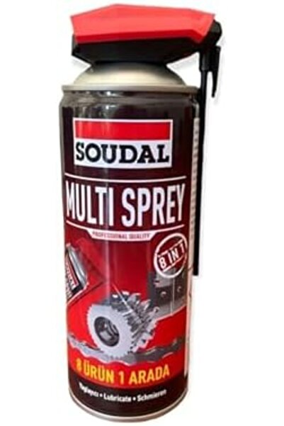 zkra shop Soudal Multi Sprey Yağlayıcı-Pas Sökücü Zincir Spreyi 400 Ml 1053162