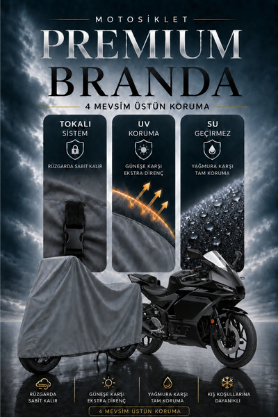 SULAITE Motosiklet Brandası YAMAHA R25 Motor Brandası Su Geçirmez UV Koruma K...