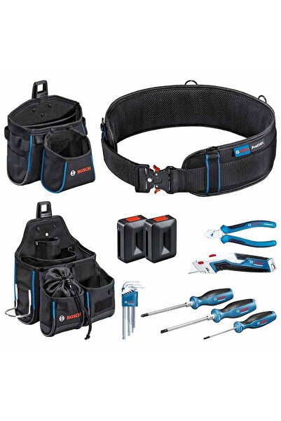 Bosch 1600A02H5C Dolu Takım Çantası - El Aleti Seti Profesyonel 6 Parça Çanta...