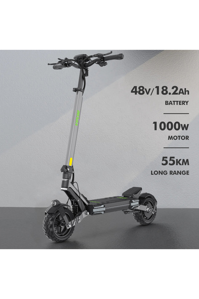 VIPCOO VS6 trotinetă electrică 48V 18.2Ah 1000W 25 km/h 55 km anvelope fără c...