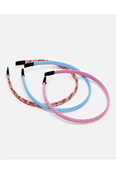REDTAG Girls Multicolor Headband Set (Pack of 3)