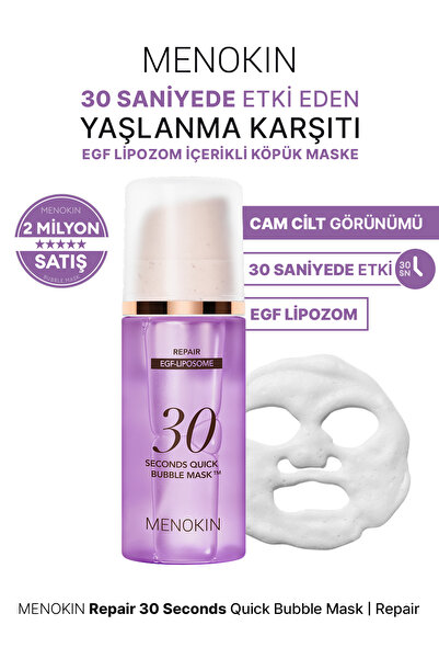Menokin Cilt Bariyerini Destekleyen ve Koruyan Köpük Maske 30 Seconds Quick B...
