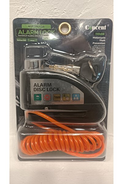 concent MOTOSİKLET ALARMLI DİSK KİLİDİ