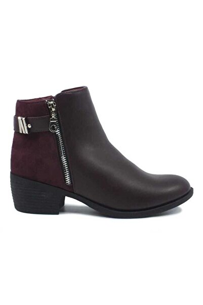 FASHION Women's ankle boots, Fashion, zipper closure, side with decorative zi...