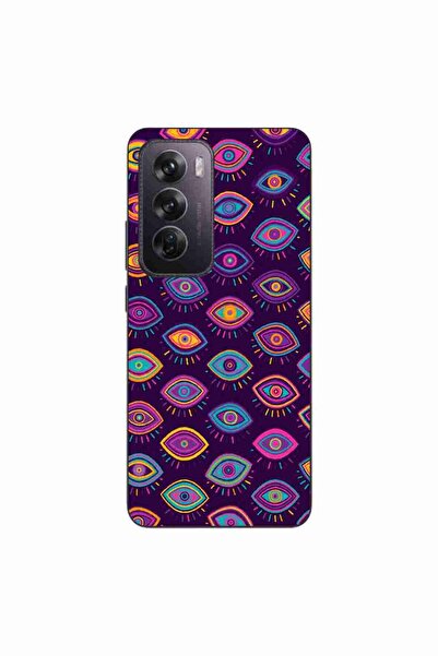 OEM Husa compatibila cu Oppo Reno12 Pro Silicon Gel Tpu Model Tribal Eyes
