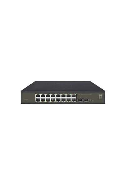 LEVEL ONE Switch LevelOne 16xGE/2xSFP 19 " Hilbert SL gestionat