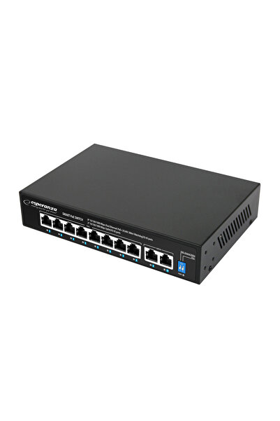 ESPERANZA SWITCH 10-PORTOWY POE 10/100/1000 120W MATRIX