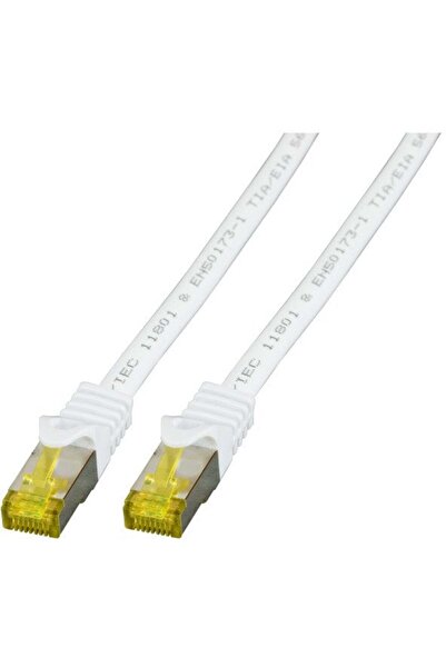 EFB RJ45 Patchk. S/FTP Cat.6A LSZH Cat.7 Rohk. 25.00m wei√ü