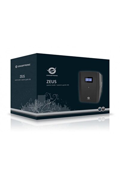 CONCEPTRONIC UPS 1200VA/720W/6xIEC/HID USB/RJ45 intrare/ieșire/AVR automat/soft)