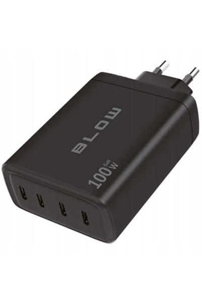 Blow Priză de rețea USB-CX4 PD 100W GAN Negru