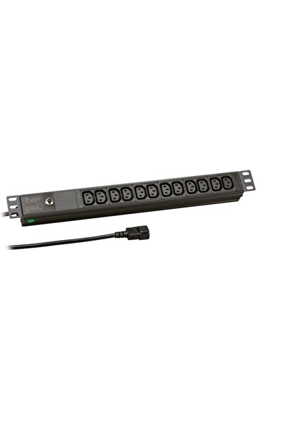 EFB Elektronik Bară de alimentare EFB 19 " 1HE pentru UPS, 12 prize C13, cu i...