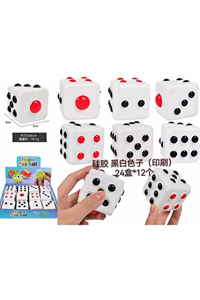 adar Cub de joc din silicon 6x6x6 cm (12 bucăți)
