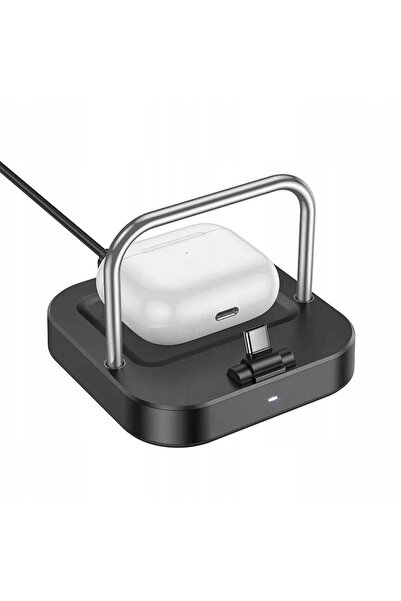 hoco. HOCO Încărcător de birou 2 în 1 Tip C + Încărcare wireless 5W PD QC 3A ...