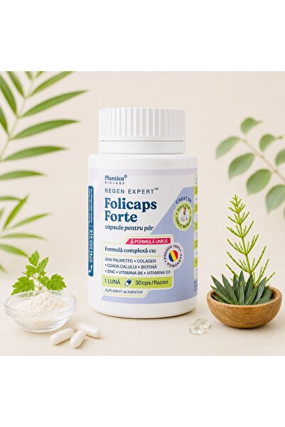 Plantica Biolabs Folicaps Forte – Capsule pentru păr | 30 capsule