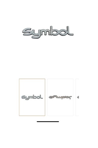 SEREN OTOMOTİV Symbol Krom Yazı