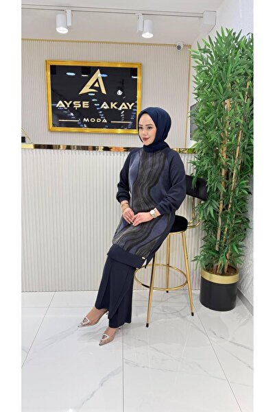MODA Ayşe Akay ipek kupra ve oyşho kumaş ikili takım