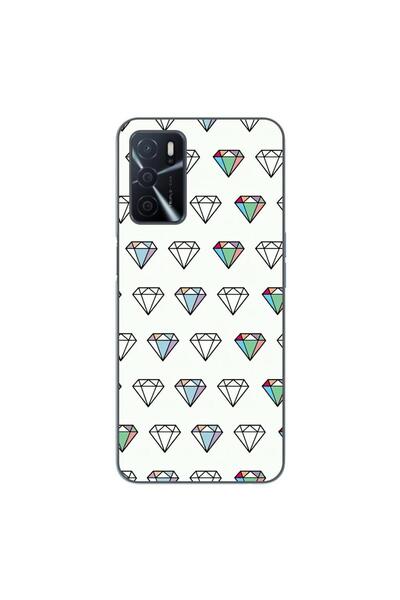 OEM Husa compatibila cu Oppo A16 Silicon Gel Tpu Model Diamonds Pattern Trans...