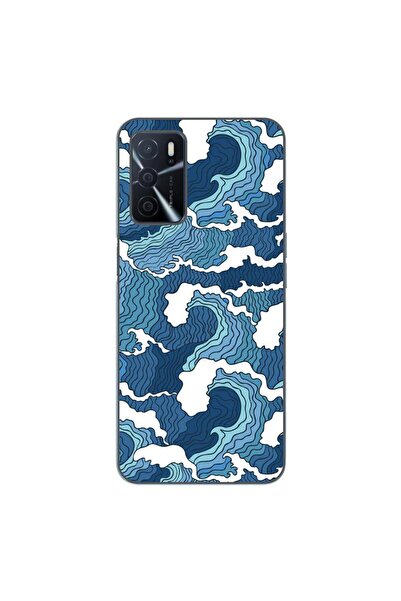 OEM Husa compatibila cu Oppo A16 Silicon Gel Tpu Model Crazy Waves