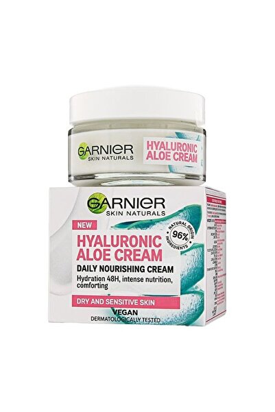 Garnier Set 2 x Crema Hidratanta Aloe & Acid Hyaluronic Skin Naturals, 50 ml