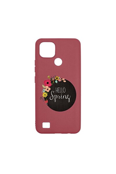 bestcase Husa Silicon, Compatibila Cu Realme C21, Hello Spring, rezistenta la...