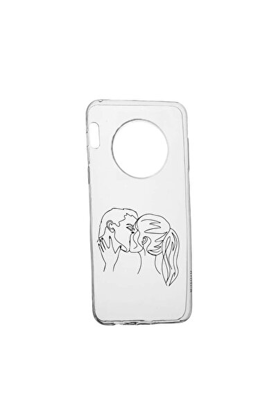 bestcase Θήκη σιλικόνης συμβατή με Huawei Mate 30, Teen Love, ανθεκτική στη φ...