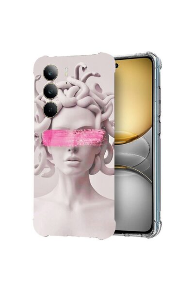 bestcase Θήκη για Realme 14x 5G, Αντικραδασμική 1.5MM, Μέδουσα, Προστασία κάμ...