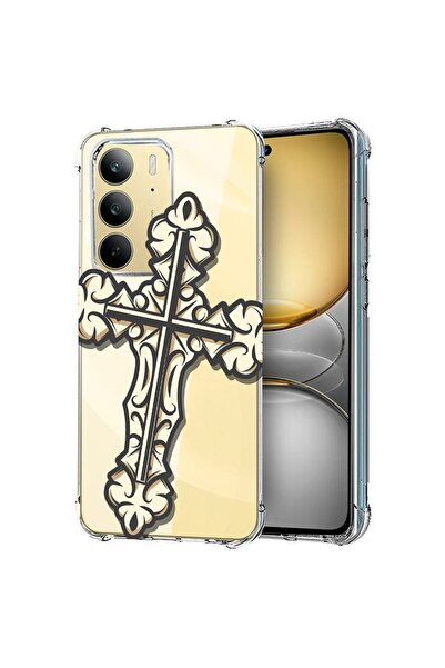 bestcase ¬Æ Husa pentru Realme 14x 5G, Anti Shock 1.5MM, Cross, Protectie cam...