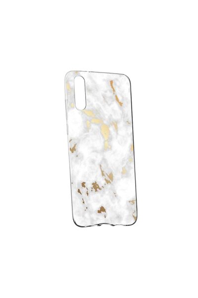 bestcase Husa Silicon, Transparent, Slim, Marble, 136, Huawei P20