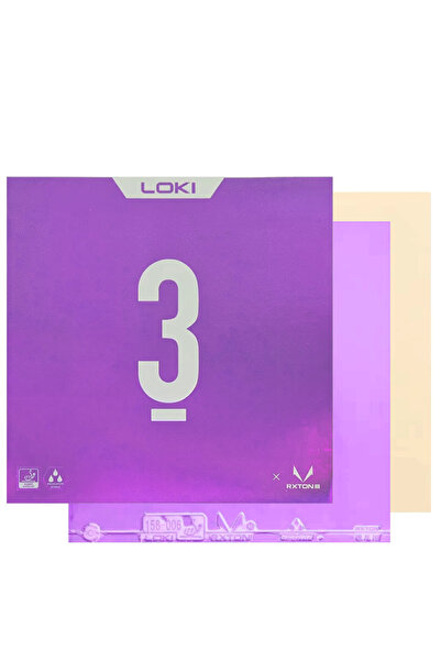 Choice Purple LOKI RXTON 3 Color Table Tennis Sticky Ping Pong Blue Pink Gree...