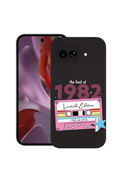 bestcase Тънък силиконов калъф за Google Pixel 9a, Най-доброто от 1982 - Моми...